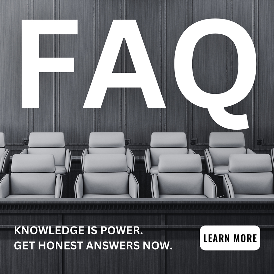 FAQs; Knowledge is power. Get honest answers now.