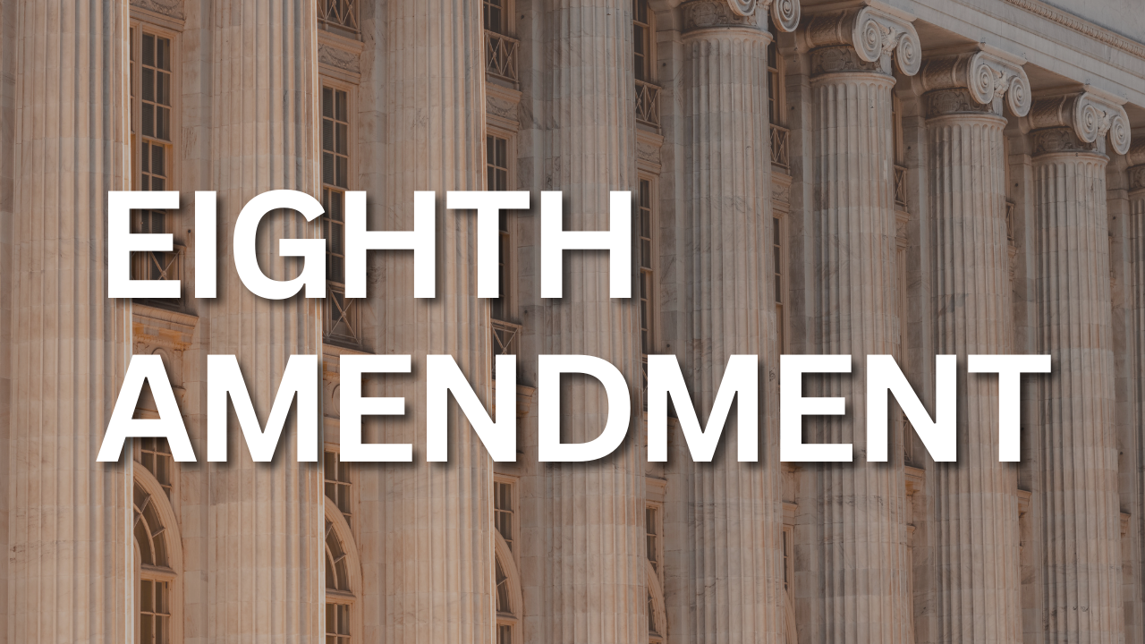 What is the Eighth Amendment to the United States Constitution?