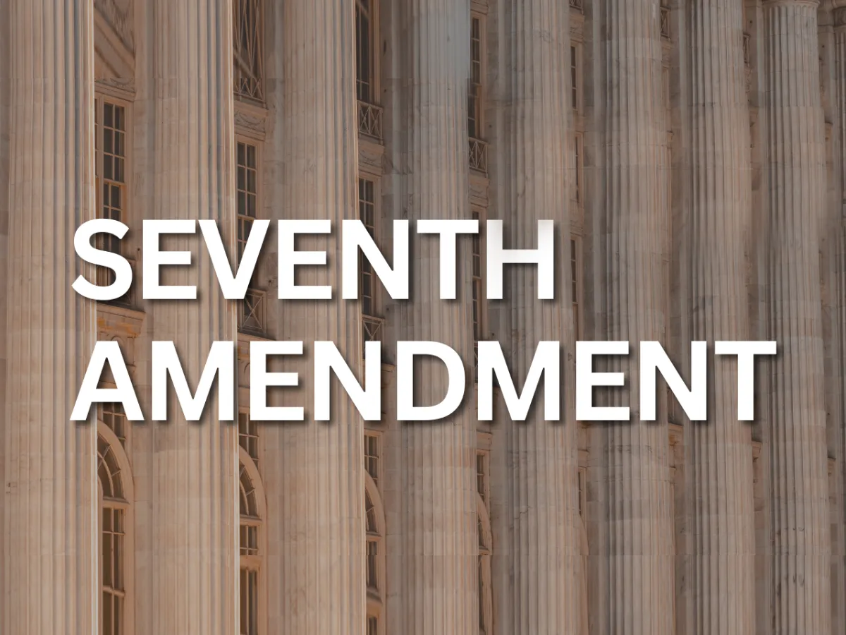 The seventh amendment with charges in front of it.